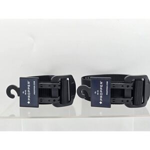 2 Lot Propper F56037500140-42 Duty Belt, Nylon, Black, Xl,‎ Buckle